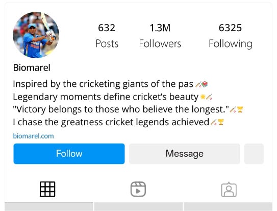 Cricket Legends & Quotes Bios for Instagram