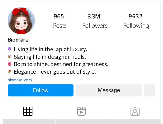 Luxurious and Glamorous Instagram Bios for Girls