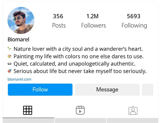 Unique Instagram Bio for Men